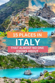 italy with the title 15 places in italy that almost no one knows about