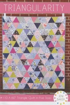 Triangularity Triangles Quilt, Braid Quilt, Triangle Quilt Pattern, Plus Quilt, Quilt Pattern Download, Quilt Sewing Patterns, Pdf Quilt Pattern, Triangle Quilt, Modern Quilt Patterns