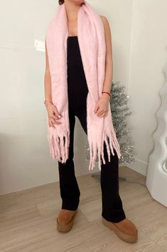 Pink thick winter scarf Can be worn as a shawl or scarf Extremely cozy and soft Material: cashmere & acrylic 200x55CM Trendy Pink Scarf For Fall, Trendy Pink Scarves For Fall, Cozy Soft Knit Winter Shawl, Soft Knit Winter Shawl, Soft Knit Shawl For Winter, Trendy Scarves For Cold Weather, Acrylic Shawl Scarves For Winter, Cold Weather Acrylic Scarves, Casual Winter Shawl Scarf