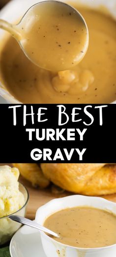 the best turkey gravy is served with mashed potatoes