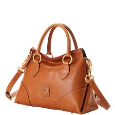 A Total Classic  This sleek Florentine look only gets better with time, so it'll be your go-to look for years to come. Fashion Purses, Key Hook, Purse Styles, Dooney And Bourke, Dooney Bourke Handbags, Dooney & Bourke Bags, Dooney & Bourke, Leather Satchel, Dooney Bourke