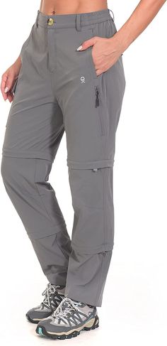 Pant Zip Off Cargo Pants, Outdoor Pants Women, Womens Hiking Pants, Best Hiking Pants, Fishing Pants, Zip Off Pants, Camping Clothes, Golden Feather, Hiking Clothes