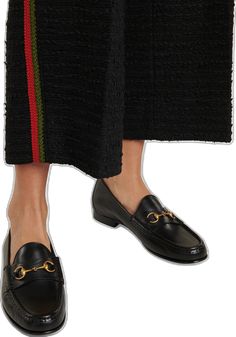 Gucci Almond Toe Loafers For Workwear, Gucci Loafers With Flat Heel For Workwear, Gucci Flat Heel Loafers For Work, Gucci Loafers With Rubber Sole For Work, Equestrian Design, Most Powerful, Leather Loafers, Fascinator, Equestrian