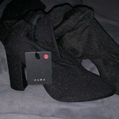 New Zara Thigh High Boots Size 6.5 Zara Shoes, Thigh High Boots, Zara Black, Thigh High, Over The Knee Boots, Thigh Highs, Over The Knee, High Boots, Knee Boots