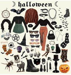 Halloween Astethic Outfit, October Goth Outfits, Halloween Core Aesthetic Outfits, Halloween Themed Outfits Aesthetic, Halloween Fashion Aesthetic, Spooky Halloween Outfits, Halloween Outfits Aesthetic Casual, 80s Horror Outfit, Autumn Outfits Halloween