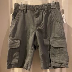 Old Navy Bot’s Cargo Shorts In Gray Size: 8, Adjustable Waist New, Tags On Smoke-Free, Pet-Free Home Boys Cargo Shorts, Navy Gray, Kids Bottoms, Cargo Shorts, Old Navy, Pet, Navy, Tags, Grey