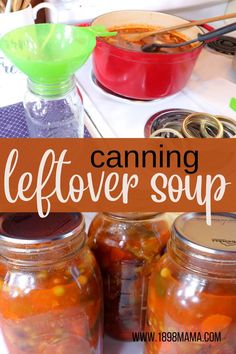 pressure canning leftover vegetable soup Canning Cream Soups, Meals In A Jar Pressure Canned, Canning Vegetable Beef Soup Recipes, Pressure Canning Cabbage Soup, Canning Homemade Vegetable Soup, How To Can Soups And Stews, Pressure Canning Leftovers, Canning Leftover Soup, How To Can Soup With Meat