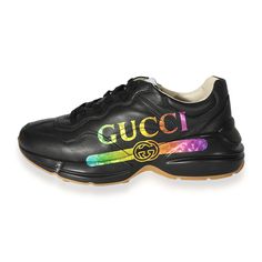 Listing Title: Gucci Rhyton 'Iridescent Logo' Sku: 125541 Gender: Men's Condition Description: Characterized By A Thick Rubber Sole Reminiscent Of Sneaker Styles From The '90s, The Rhyton Sneakers From Gucci Were First Introduced In 2018 And Come In An Array Of Iterations Season After Season. Very Good Condition. Minor Heel Drag. Includes Box And Dust Bag. Size (Generic): 6 Uk Size: 6 Collateral: Box;Dust Bag Exterior Color (Generic): Black;Multicolor Exterior Material (Generic): Leather Louis Vuitton Capucine, Gucci Rhyton, Louis Vuitton Petite Malle, Iconic Jewelry, Uk Style, Louis Vuitton Travel, Dior And I, Gucci Sneakers, Chanel Mini