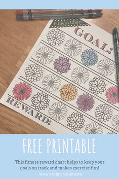 Habit Tracker Bullet Journal Color In Fitness Tracker, Free Exercise Printables, Color In Goal Tracker, Free Printable Workout Sheets, Work Out Tracker Free Printable, Workout Chart Tracker, Exercise Tracker Printable Free, Workout Rewards Chart, Exercise Chart Printable