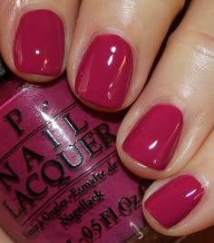 OPI Spare Me a French Quarter? Nail Design, Nail Art, Nail Salon, Irvine, Newport Beach August Pedicure Colors, Nails Grunge, Pink Nail Colors, Opi Colors, Opi Nail Colors, Nails Dark, Spring Nail Colors, Grunge Nails