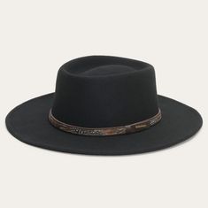 Kelso Outdoor Hat | Stetson Stetson Cowboy Hats, Pop Back, Modern Cowboy, Outdoor Hat, Pheasant Feather, Leather Hat, Men’s Boots, Outdoor Hats, Wide Trousers