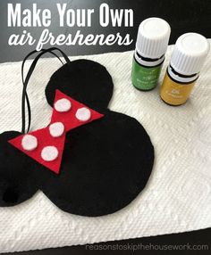 make your own air fresheners with mickey mouse