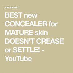 ⬇️⬇️⬇️⬇️DETAILS BELOW This is the BEST new concealer for mature skin and guess what? It DOESN'T settle or crease! Several of you asked me to try this because... Under Eye Corrector, Eye Video, Eye Corrector, Under Eye Cream, Under Eye Concealer, Eye Concealer