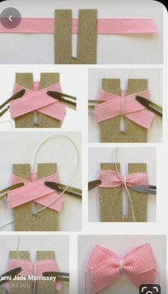 step by step instructions on how to make a bow