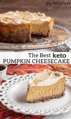 the best keto pumpkin cheesecake recipe