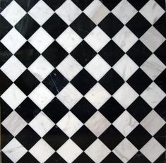 a black and white checkerboard pattern is shown