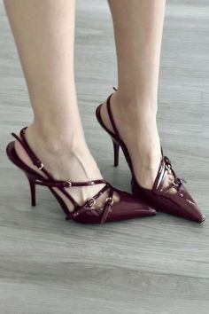 Wine Heels, Pointed High Heels, Hak Tinggi, Dr Shoes, Chart Pattern, Types Of Heels