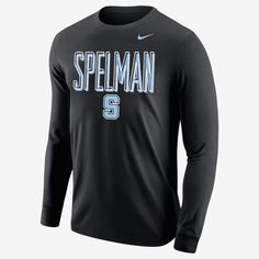 The Jaguars hold a unique place within the cultural fabric and tapestry of Spelman College, personifying the promise of representation for generations to come. Honor your school in a long-sleeve tee made from soft, lightweight fabric in a relaxed fit. Spelman College, Unique Place, Men's Long Sleeve T-shirt, College Sports, The Promise, Sports Top, Lightweight Fabric, Black Fashion, Long Sleeve Tshirt Men