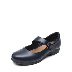 Women's Comfortable Non-Slip Mary Jane Flats-Dream Pairs Comfortable Closed Toe Slip-resistant Flats, Comfortable Slip-resistant Closed Toe Flats, Slip-resistant Closed Toe Comfortable Flats, Slip-resistant Closed Toe Synthetic Flats, Closed Toe Ballet Flats With Arch Support, Synthetic Closed Toe Ballet Flats With Arch Support, Round Toe Ballet Flats With Arch Support, Womens Mary Jane Flats, 50's Dresses