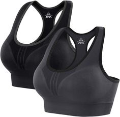 PRICES MAY VARY. Soft Breathable Material: Made from 90% NYLON and 10% SPANDEX, these high impact sports bras for women are soft, stretchy, and not see-through. Adding a breathable mesh layer, these padded sports bras for women fit seamlessly under your favorite Tank Top or T-shirt. Perfect for high & medium-intensity activities and all-day comfort. High Support and Coverage: Heathyoga racerback sports bras provide high support and full coverage with seam-free construction, knit-in textured pane High Impact Sports Bras, Women Workout, High Impact Sports Bra, Seamless Sports Bra, Padded Sports Bra, Racerback Bra, Racerback Sports Bra, Yoga Bra, Sports Bras