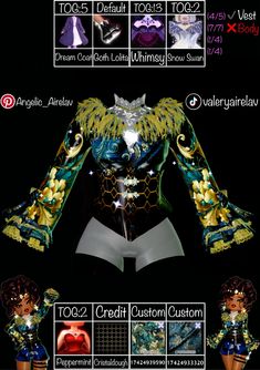 #aesthetic #outfit Halloween Royale High Outfits, Corset Combos, Royale High Avatar, Rh Patterns, Rh Decals