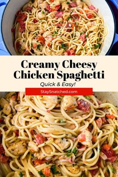 chicken spaghetti in a pot Southern Chicken Spaghetti, Chicken Spaghetti With Rotel, Spaghetti With Rotel, Creamy Chicken Spaghetti, Rotel Chicken Spaghetti, Cold Pasta Dishes, Roasted Tomato Pasta, Cheesy Chicken Spaghetti, Southern Chicken