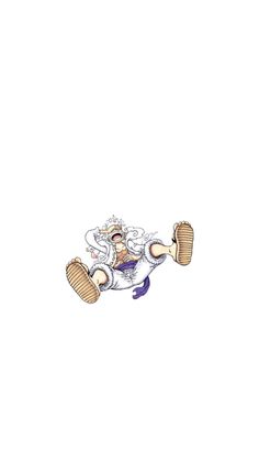 an image of a cartoon character flying through the air with his arms out and legs crossed