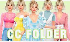 Female CC Folder 2025 Sims 4: Female Clothes, Shoes cc mods folder FREE DOWNLOAD #sims4 #cc #folder #ts4 #ts4cc #mods #hair #female #accessories #hairstyles #download #free