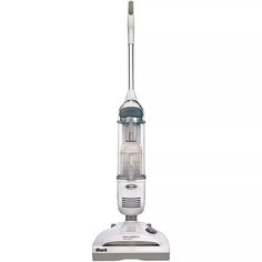 a white and silver vacuum on a white background