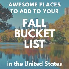 fall bucket list in the united states