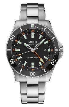 Luxury Chronograph Digital Watch With Rectangular Dial, Mido Ocean Star, Swiss Automatic Watches, Divers Watch, Chrysler Building, Automatic Watches For Men, Sports Watch, Dive Watches, Swiss Watches