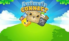 an animal's connect game is shown in the sky with trees and clouds behind it