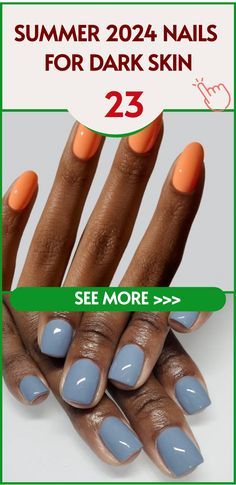 🍂💅 Trendy Fall Nail Colors for Cozy Vibes! Nails 2024 For Dark Skin, Bright Nail Colors For Dark Skin, Summer Nails 2024 Black Women, Brown Nail Polish On Dark Skin, Summer Nail Colors For Dark Skin, Gel Nails Bright Colors, Nail Polish Colors For Dark Skin, Best Nail Color For Dark Skin, Nail Colors For Summer 2024