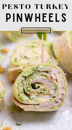 the best pesto turkey pinwheels recipe is so easy to make