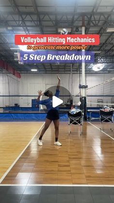 Coach CeCe🏐 on Instagram: "I’ve talked a lot on my page about hip and shoulder separation so here is a video demo!  1️⃣Arm Pull Back/down: Start by pulling your arm back and slightly down behind your body opening up your hips and torso away from the net 2️⃣Hip Rotation: your hips should shift forward first while maintaining that arm draw back/down to generate power. 3️⃣Torso Rotation: after your hips shift, your torso will follow and your arm will start to come forward. You want your elbow leading and your shoulder still externally rotated behind you (this will help create the “whip” effect 4️⃣Arm Swing and Contact: the arm follow through is the final motion, with the straightening of your elbow and snapping of your wrist creating that “whip” effect and generating the ball down. 5️⃣Follow Volleyball Basics, Volleyball Coaching, Volleyball Stuff, Volleyball Tips, Training Ideas, Volleyball Workouts, Volleyball Training