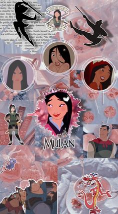 the many avatars of mulan from disney's animated movie, mulan