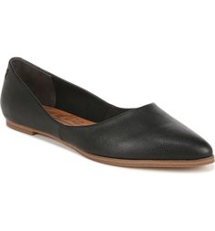 Zodiac Hill Pointed Toe Flat (Women) | Nordstromrack Pointed Toe Ballet Flats With Textured Sole For Work, Pointed Toe Flats For Work With Branded Insole, Pointed Toe Synthetic Flats Medium Width, Synthetic Pointed Toe Flats For Work, Synthetic Pointed Toe Flats For Workwear, Pointed Toe Synthetic Flats With Removable Insole, Synthetic Flats With Arch Support For Work, Pointed Toe Ballet Flats With Cushioned Footbed, Pointed Toe Flats For Everyday