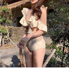 Questions? Leave On The Comment Below! Korean Swimsuit, Monokini Swimsuits, Swimming Outfit, Beach Swimwear, Plus Size Swimsuits, One Piece For Women, Monokini, Women Swimsuits, Bathing Suit