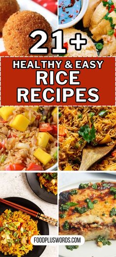 21 healthy and easy rice recipes