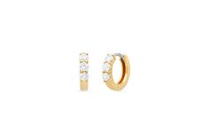 Our 14k gold 3 Diamond Huggie Earrings are the perfect size for everyday wear. With diamonds set into a huggie-style design, they make a great gift for someone special. Put a little sparkle into your every day! Made to Order 6 Diamonds per pair Diamond size: 2.8mm Diamond carat weight for the pair is 0.63 cttw Diamonds are G/H color and VS1/VS2 clarity Available in 14k Yellow, Rose and White Gold Please Allow 2-3 Weeks for Production and Delivery Diamond Huggie Earrings, Diamond Huggies, Rose Jewelry, Diamond Carat, Huggie Earrings, Earrings Collection, Diamond Sizes, Yellow Rose, Huggies Earrings