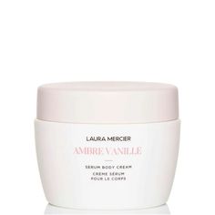 Laura Mercier's Ambre Vanille Serum Body Cream Deeply Nourishes The Skin With French Olive Oil, French Plum Seed Oil, Shea Butter, And Squalane. This Blend Ensures Hydration That Lasts Up To 48 Hours, Leaving The Skin Soft And Glowing Without Feeling Heavy.Quickly Absorbing And Rich In Texture, It Provides Smoothing Benefits Due To Tapioca Starch. The Warm Amber-Vanilla Scent With Hints Of Tangerine, Tiger Orchid, And Heliotrope Calms The Senses. Ideal For Restoring Skin Elasticity And Vitality, Plum Seed, Exfoliating Body Wash, Tapioca Starch, Body Creams, Serum Cream, Kevyn Aucoin, Body Care Routine, Hydrating Cream, Moroccan Oil