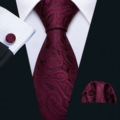 Elegant Burgundy Suit And Tie Accessories For Business, Classic Red Suit And Tie Accessories For Groom, Elegant Burgundy Suit And Tie Accessories For Semi-formal Occasions, Elegant Fitted Burgundy Suit And Tie Accessories, Elegant Burgundy Fitted Suit And Tie Accessories, Elegant Red Suit And Tie Accessories For Groom, Elegant Red Suit And Tie Accessories For Formal Events, Elegant Red Suit And Tie Accessories For Formal Occasions, Classic Red Suit And Tie Accessories For Wedding