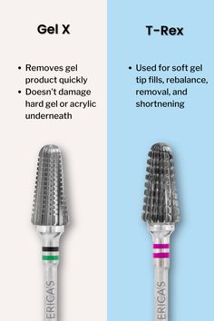 Our Gel X and T-Rex bit are both used for product removal, but also share unique differences. If you're deciding which is best for you, consider these characteristics before making your purchase. Check out our website to buy today! #nails #manicure #gelnails Hard Gel, Conflict Resolution