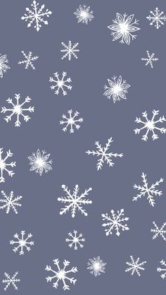 white snowflakes on a purple background