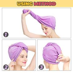 USING A HAIRDRYER CAN CAUSE A LOT OF DAMAGE TO YOUR HAIR. THIS DRY HAIR CAP CAN MAKE YOUR HAIR DRY IN FIVE MINUTES. IT ONLY TAKES FIVE MINUTES. COME AND TRY IT DURING THE PROMOTION PERIOD. ★SUPER WATER-ABSORBENT SUPER WATER-ABSORBENT, FAST-DRYING, TIME SAVER, DRYING YOUR HAIR 100% NATURALLY QUICK MAGIC HAIR DRY HAT! ELECTRIC HAIR BLOWER NO LONGER NEEDED! REDUCES THE RISK OF SPLIT ENDS. ★ DURABLE AND SOFT 100% SUPERFINE COMPOSITE FIBER MATERIAL WITH A BUTTON TO SECURE YOUR BATH TOWELS. YOUR HAIR Dry Long Hair, Hair Blower, Hair Blow Dryer, Hair Towel Wrap, Hair Drying, Hair Dry, Magic Hair, Towel Wrap, Quick Dry Towel