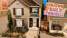 an image of a house for the game rundown family townhouse