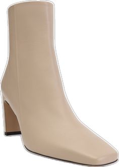 Sleek Spring Formal Heeled Boots, Sleek Heeled Boots For Spring Formal Events, Sleek Heeled Boots For Spring Formal Occasions, Modern Beige Pointed Toe Boots, Sleek Almond Toe Heeled Boots For Spring, Modern Formal Spring Boots, Modern Spring Formal Boots, Sleek Spring Heeled Boots With Almond Toe, Modern Spring Boots For Formal Occasions