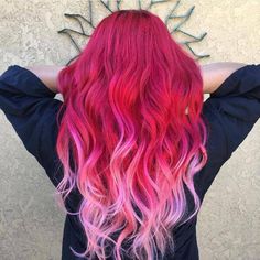 Colored Hairstyles, Unicorn Nail Art, Summer Hair Color Ideas, Unicorn Hair Color, Red Hair Looks, Colourful Hair, Creative Hair Color