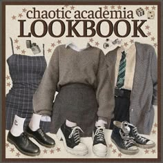 Chaotic Academia Outfits, Academia Lookbook, Dark Academia Look, City Core, Academia Aesthetic Outfit, Dark Academia Outfits, Dark Academia Outfit, Dark Academia Style, Dark Academia Clothes