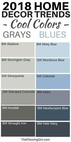 the color scheme for 2013 home decor colors grays blues and browns, with text that reads